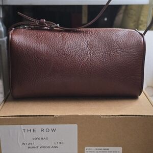 The Row 90's Bag Burnt Wood